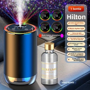 Diffuseur d'arômes pour voiture Xingyuding, lumière d'ambiance intelligente, parfum de voiture avec étoiles, aromathérapie automobile - Product Image 4