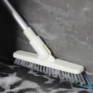 แปรงทำความสะอาดร่องพื้นกระเบื้องแบบดรอปชิปปิ้งสำหรับ Shopify ด้ามจับยืดหดได้ ขนแปรงทรงกรวย สำหรับโรงแรม ห้องน้ำ ห้องครัว - Product Image 2