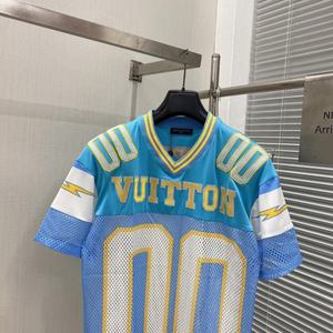 T-shirt de rugby pour hommes en coton et polyester à séchage rapide avec empiècements en mesh, vente en gros par le fabricant - Product Image 4