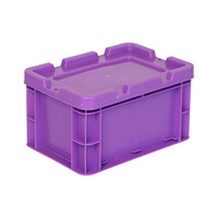 Bac de stockage en plastique robuste AS RS pour entrepôt automatisé, empilable, conteneur UE, mini-charge, boîte de rangement en plastique pour entrepôt