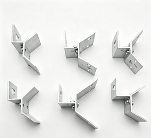 PiPe GL-1078 Solar Panel Mounting Bracket Hot-Dip Galvanized Steel Roof Truss <b>Frame</b> Structure 21 Wind/Snow Load Solar System - Product Image 2