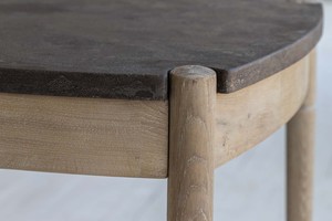 Muebles minimalistas auténticos, mesa de centro redonda para sala de estar, mesa de centro lateral, mesa moderna - Product Image 5
