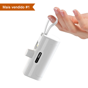 แบตเตอรี่สำรองขนาดพกพา 5000mAh รุ่นมินิแคปซูล สำหรับชาร์จโทรศัพท์มือถือ เช่น <span class=keywords><strong>iPhone</strong></span> 15 - Product Image 1