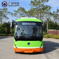 Autobús Eléctrico Ligero Sunlong de 6 Metros, Velocidad Máxima de 69 km/h, Autonomía de 440 km, 19 Personas, 11-20 Asientos, Volante a la Izquierda, Transmisión Automática, Batería CATL