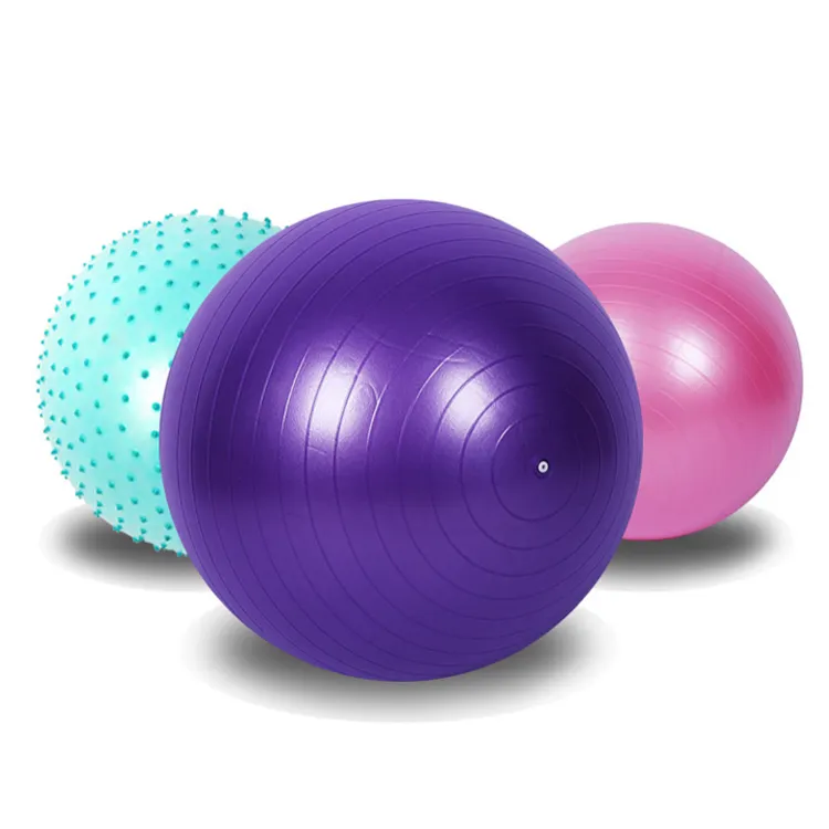 Logo personalizzato palla da ginnastica ecologica in PVC Anti scoppio Fitness Pilates Yoga Ball