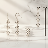 Boucles d'oreilles chandelier de luxe en acier inoxydable plaqué or 18 carats pour femme, bijoux classiques de soirée