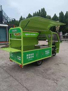 Remorque mobile de restauration rapide à 3 roues en acier inoxydable, chariot alimentaire, petit camion de franchise alimentaire, grill, friteuse pour usage extérieur - Product Image 6