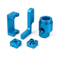 Pièces usinées CNC 5 axes en aluminium, acier inoxydable, laiton, fraisage CNC, tournage, composants métalliques OEM avec anodisation