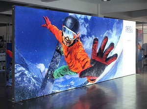 Sego 20ft <span class=keywords><strong>LED</strong></span> hộp đèn triển lãm thương mại gian hàng hiển thị xách tay nhôm Backlit triển lãm Backdrop tường đứng - Product Image 3