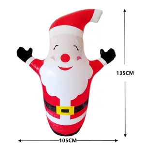 聚氯乙烯充气圣诞发光二极管旋转灯充气玩具圣诞雪人圣诞户外装饰