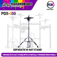 Batterie électronique multifonctionnelle professionnelle PDX-550, instruments de percussion de qualité professionnelle