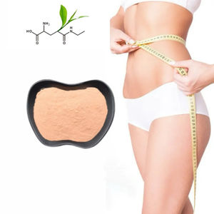 Fermentação Natural Pura Extrato De Chá Verde 98% L-theanine 99% Enhancer Nutricional L-theanine Pó Solúvel Em Água - Product Image 1