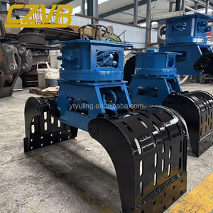 Nuovo Attacco Idraulico Rotante per Escavatore con Pinza per Pietre - Product Image 3