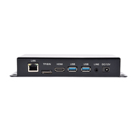 Mini Linux DDR4 de alta velocidad Ram 128G Rs232 Rs485 PC integrada Android Mini PC sin ventilador
