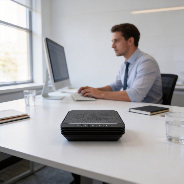 Popular Wireless Conference Microphone Desktop for Business Meetings Cable-Free