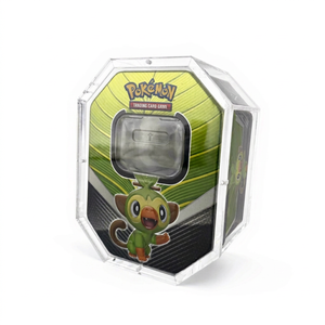 Estuche de exhibición acrílico para tarjetas coleccionables de Pokémon, módulo para protección de tarjetas, soporte vertical de escritorio - Product Image 1