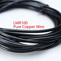 Câble coaxial RF de précision SMA mâle-mâle, équivalent LMR100, conception à faible perte pour la communication de données et la distribution de signal