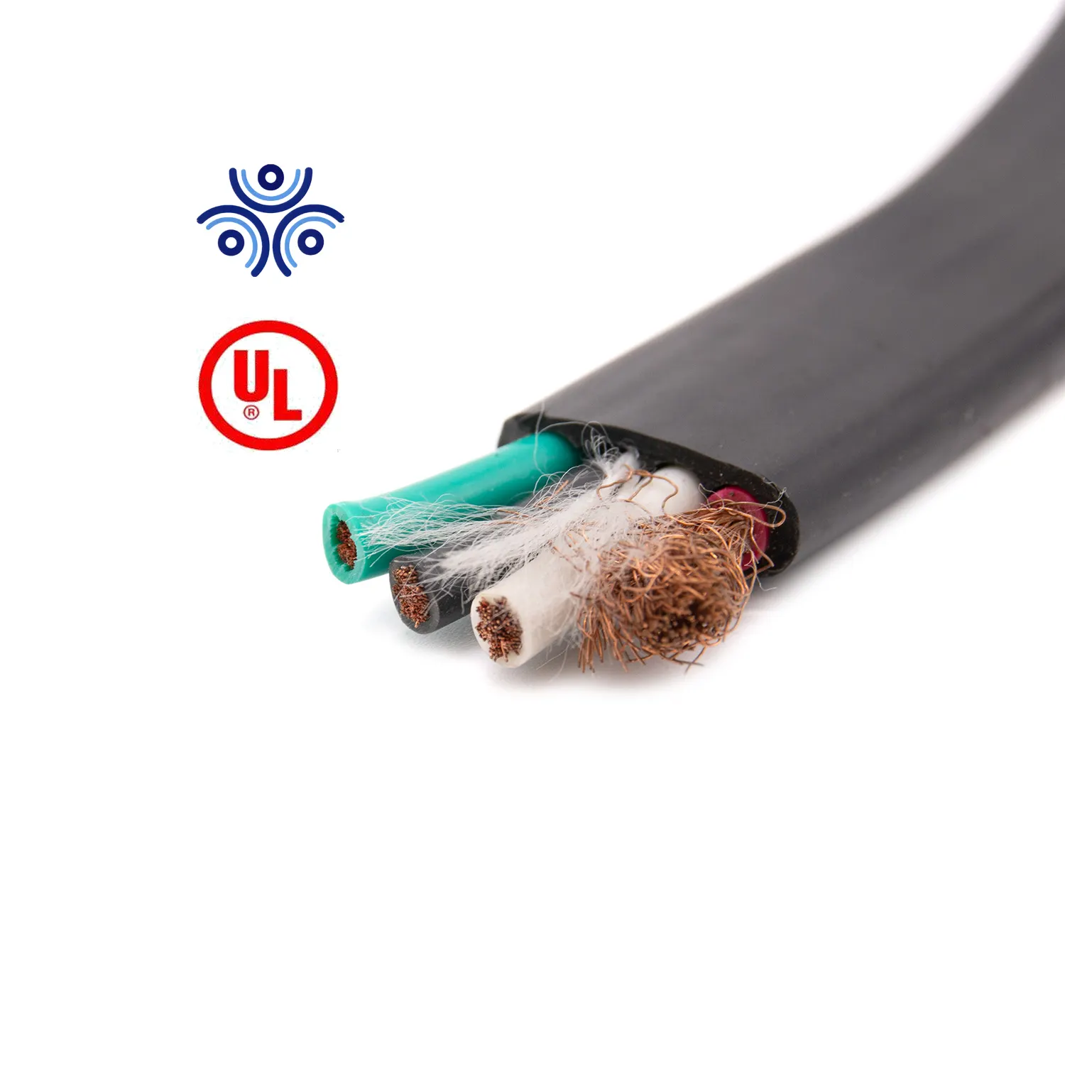 كابل سلكي لمضخة بئر غاطس 6awg 4awg 2awg كابلات بئر مياه pvc