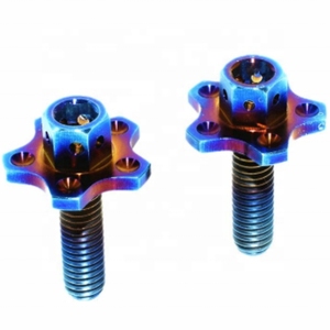 Hoàn thành trong đặc điểm kỹ thuật tất cả các loại mặt bích đầu đầy đủ chủ đề nửa chủ đề đầy màu sắc bu lông hợp kim Titan - Product Image 2