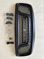 Mesh Style Matte Black Upper Grille Compatible With Dodge Ram 1500 2002 2003 2004 2005