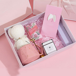Taza de cerámica Taza de café, juego de regalo más cálido Oficina en casa para niñas Juego de regalo de invierno para mujeres Bufanda Humidificador Juegos de regalo Día de San Valentín/ - Product Image 6