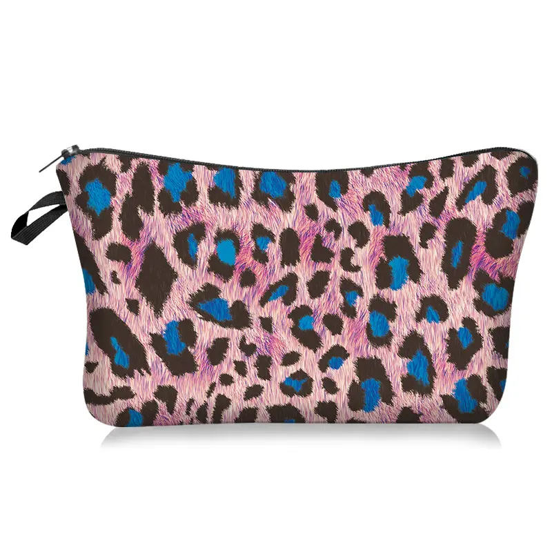 Luipaard Print Serie Cosmetische Case Vrouwen Make-Up Tas Voor Reizen Dames 3d Hoge Digitale Opdruk Opslag Cosmetische Tas