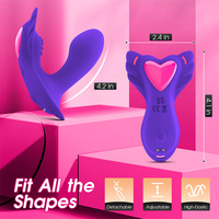 Stimulateur Clitoridien Portable Double Vibration Amour Petit Vibrateur Contrôlé par APP Portatif G-spot Jouet Adulte pour Femme