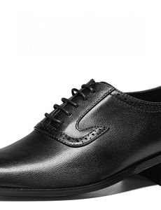Nouvelles Chaussures de Soirée à Talons Hauts Rehaussantes à Bout Pointu, Chaussures de Mariage pour le Marié, Chaussures Tendance Respirantes et Imperméables pour Hommes - Product Image 6