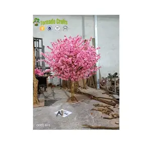 Декоративные прямые Румяна/светло-розовые 1 м высотой мини цветение вишни цветение дерево
