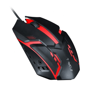 Delux SYYTECH — souris de jeu, filaire, ergonomique, optique, lumière colorée, 1200DPI, 2.0, pour domicile bureau, ordinateur portable, <span class=keywords><strong>V1</strong></span> - Product Image 2