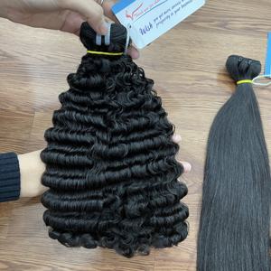 Proveedor vietnamita líder en cabello, cabello humano virgen de trama rizado birmano vietnamita crudo, disponible para envío inmediato - Product Image 2