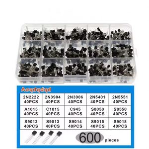 600 cái đến-92 <span class=keywords><strong>Transistor</strong></span> <span class=keywords><strong>Diode</strong></span> 15 mỗi 402n2222-s9018 tổng 600 - Product Image 2