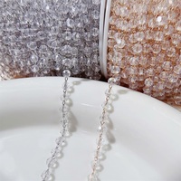 Chaîne de lunettes en perles blanches faites à la main, simple, en ABS, à faire soi-même, accessoires