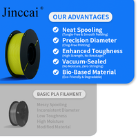 Hoogwaardig 1.75mm PLA 3D-printerfilament, 25 kleuren, 100% virgin materiaal, hoge sterkte, klittenvrij, vacuüm verpakt, groothandel