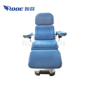 BXD101 Blue Electric Three <strong>Functions</strong> Blood Donation <strong>Dialysis</strong> Chair with Integral Mobile Drawer - Product Image 3