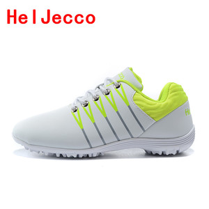 <span class=keywords><strong>Hel</strong></span> Jecco semelle antidérapante brevetée chaussures de golf 3D respirantes et imperméables à laçage automatique pour hommes femmes - Product Image 4