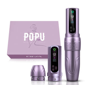 Máquina de Tatuaje PMU Inalámbrica POPU Diva con Carrera Ajustable de 2.0-3.5mm, Motor sin Núcleo, Pantalla OLED y Pluma de Maquillaje Permanente RCA Tipo C - Product Image 1