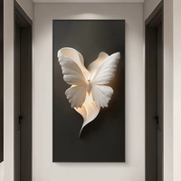 Art mural en cristal 3D gaufré minimaliste contemporain, nature morte, impression numérique, imperméable, écologique, pour salon et chambre à coucher