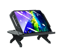Support de refroidissement réglable pour ordinateur portable, support portable ergonomique en plastique pour ordinateur portable, sans ventilateur de refroidissement