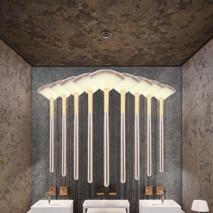 Applicateur de cheveux synthétiques pour la beauté soins du visage Gel acide Peel manche en bois pour les yeux cosmétiques argile <span class=keywords><strong>masque</strong></span> Application ventilateur brosse - Product Image 3