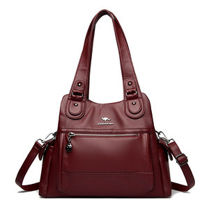 Nouveau Sac à Main de Créateur Tendance pour Femme, Grand Fourre-Tout en Cuir PU Souple, Sac à Bandoulière Élégant - Product Image 1