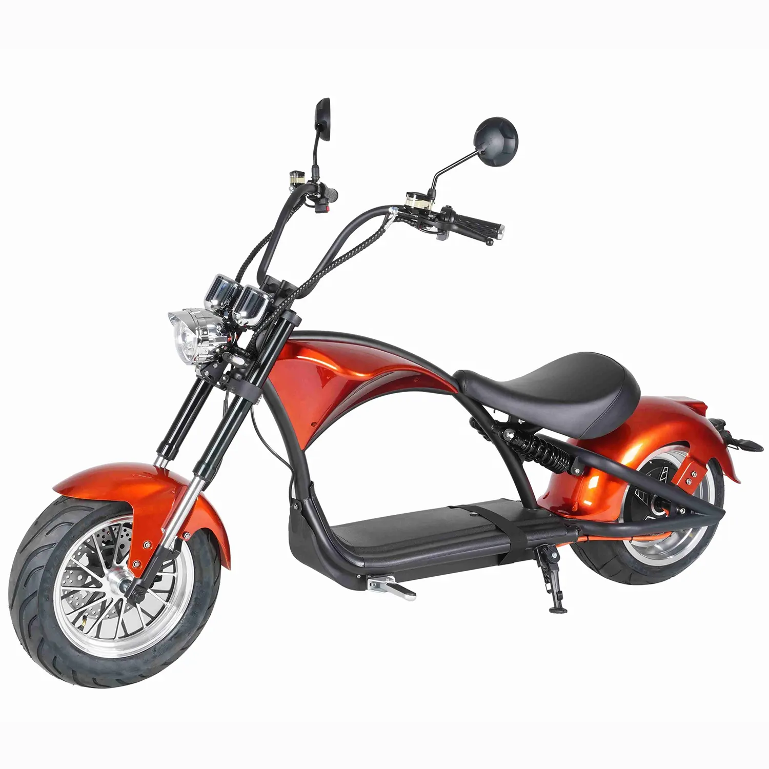 Trottinette électrique 2000W EEC Electr Scooters Ersatzteile Citycoco Chopper Mangosteen entrepôt européen à gros pneus