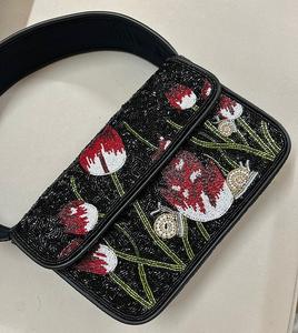 Elegante Bolso de Hombro Étnico para Mujer – Suave, Cálido, Tejido a Crochet Estilo Bohemio, Ideal para Salidas Diarias - Product Image 6