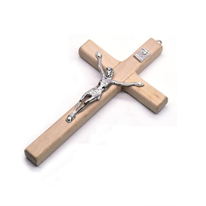 Houten kruis kruisbeeld hout 4,7 inch religieuze Jezus zegen bedels voor <span class=keywords><strong>DIY</strong></span> knutselwerk - Product Image 4