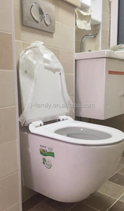 Европейский п-ловушка для мытья туалета на стену с крышкой UF - Product Image 5