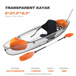 <span class=keywords><strong>Kayak</strong></span> de Cristal 2026, Nuevo Estilo, Ajustable para 1 o 2 Personas, 14 kg Individual, 25 kg Doble, Ligero para Diversión Acuática Versátil - Product Image 5