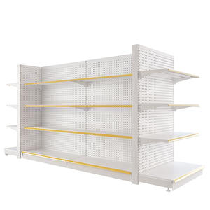 Proveedor de fábrica, estantería de góndola, exhibición para publicidad de tienda, estantes de supermercado, metal de <span class=keywords><strong>madera</strong></span> metálico utilizado para tiendas - Product Image 5