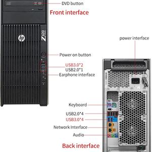 Station de travail originale HPE <span class=keywords><strong>Z620</strong></span> Z640 vente en gros 24 cœurs 48 threads E5-2696v2 Dual-Link dédié Xeon Server Hosting - Product Image 2
