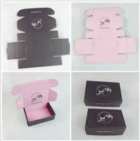 100 Piezas de Cajas de Embalaje Cosmético Personalizadas de Cartón Corrugado de Alta Gama con Relieve, Laminación Mate y Logotipo para Limpiador Facial