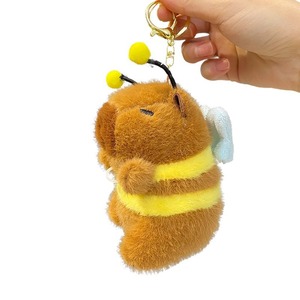 Llavero de peluche de capibara con alas móviles, colgante para teléfono y bolso, para máquina de garras, stock a granel, fabricado en China, de peluche corto y algodón PP - Product Image 6